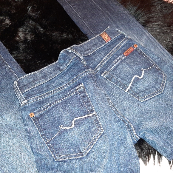 7 For All Mankind Straight Leg Jeans - Picture 4 of 13